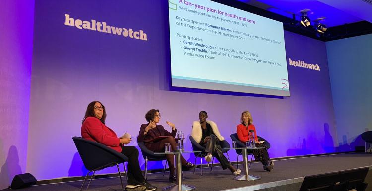 Panel at Healthwatch Conference 2024