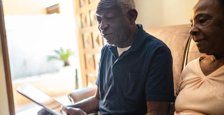 Black man online