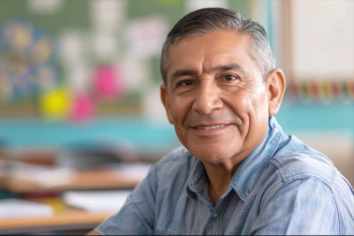 Smiling Latin American Man