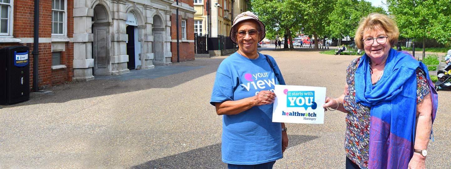 Healthwatch Haringey volunteers