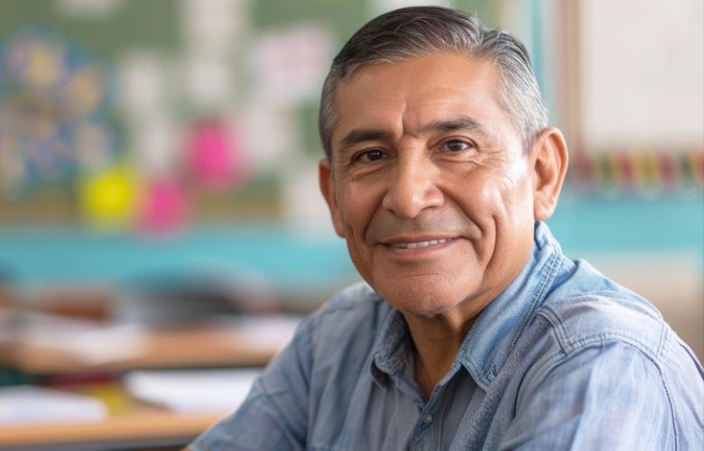 Smiling Latin American Man